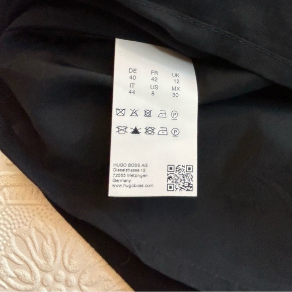 BOSS Hugo Boss Black Pencil Skirt Sz 8 EUC - Picture 9 of 13